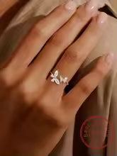 Anel Borboleta aberto