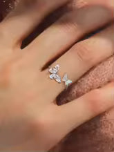 Anel Borboleta aberto